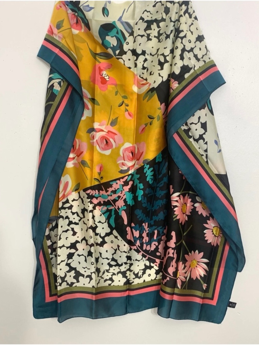 Gerard Pasquier Large Silk Viscose Scarf NWOT